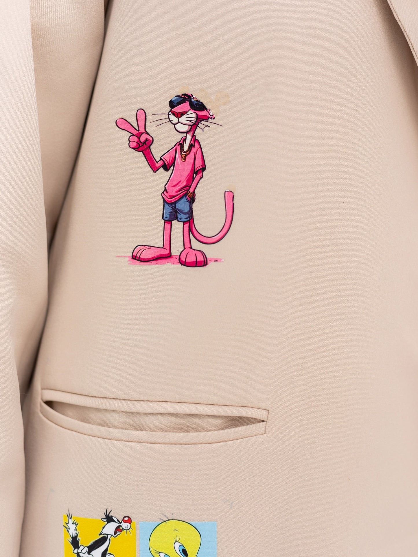 Printed Blazer