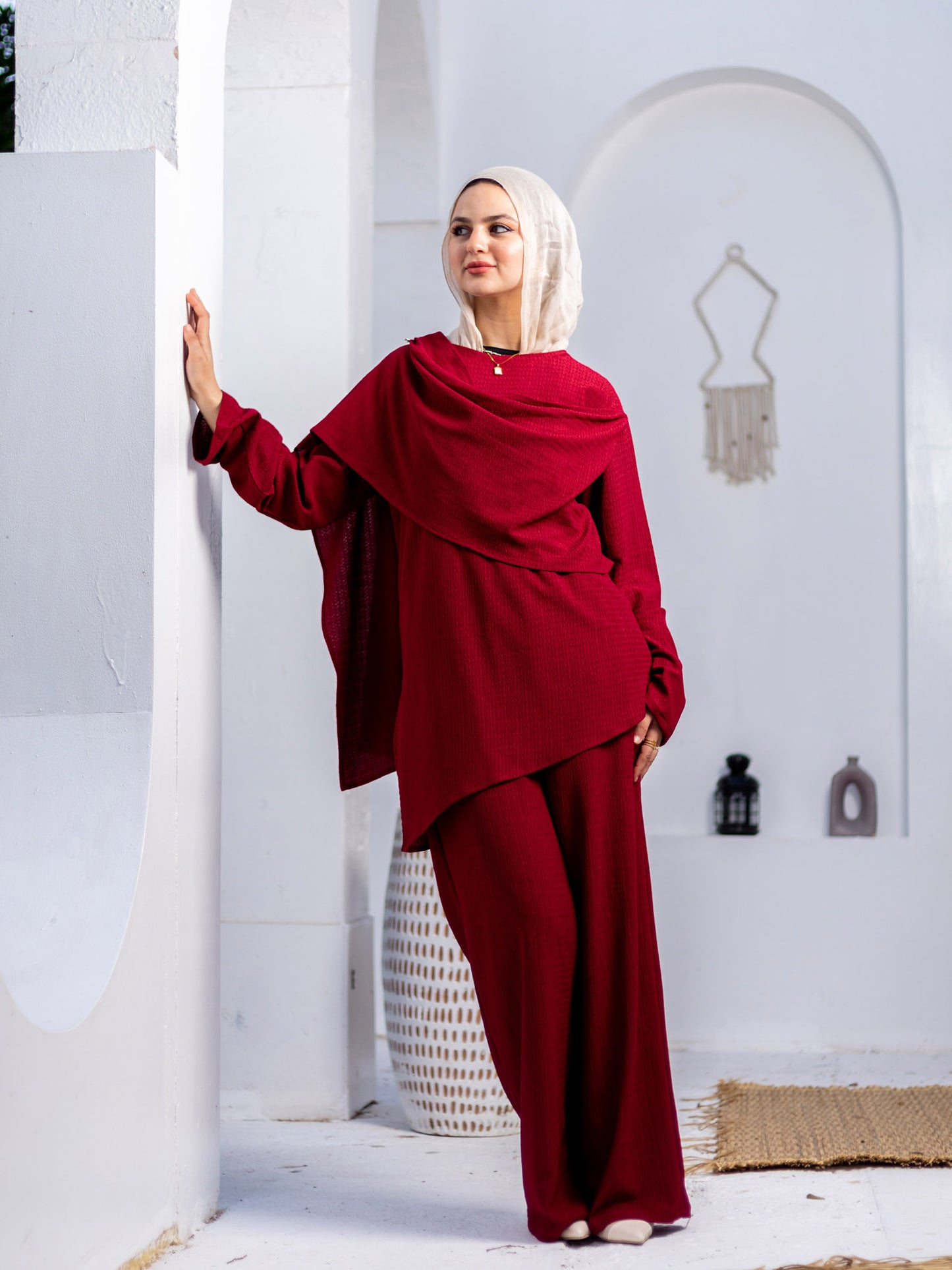 Burgundy Viki Suit