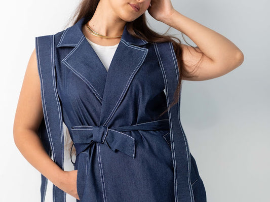 Denim vest