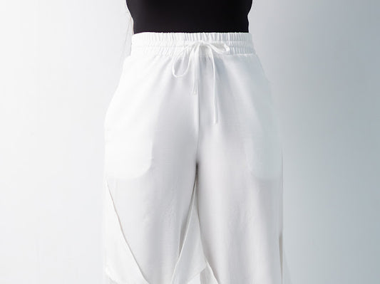 Ribbon linen Pants
