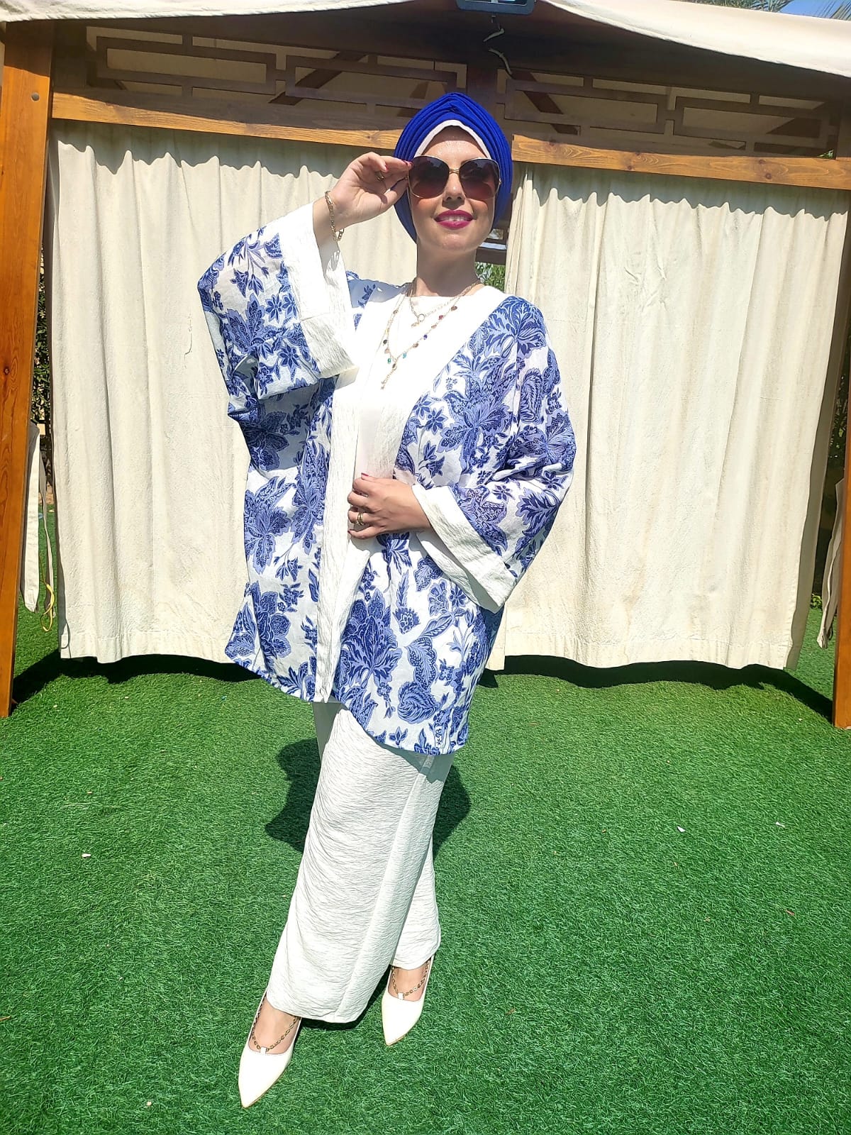 Kimono Printed Linen
