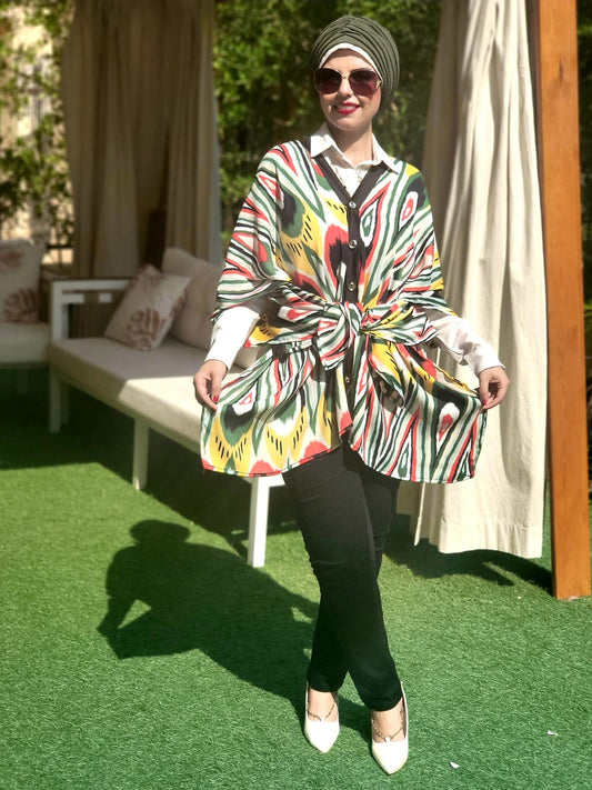 Multiway Turkish Silk Poncho