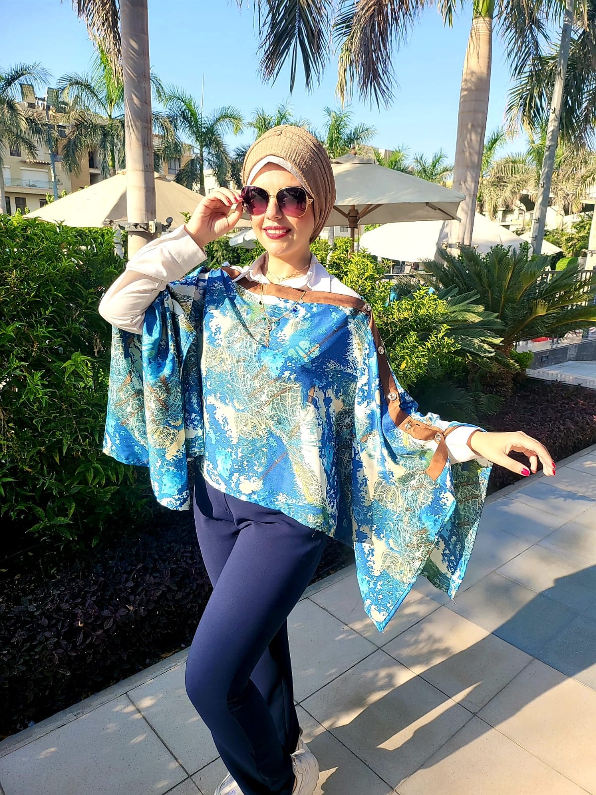 Multiway Turkish Silk Poncho
