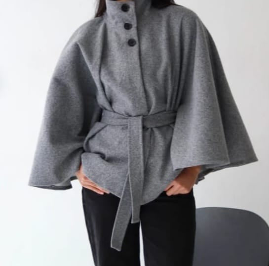 Light Gray Poncho