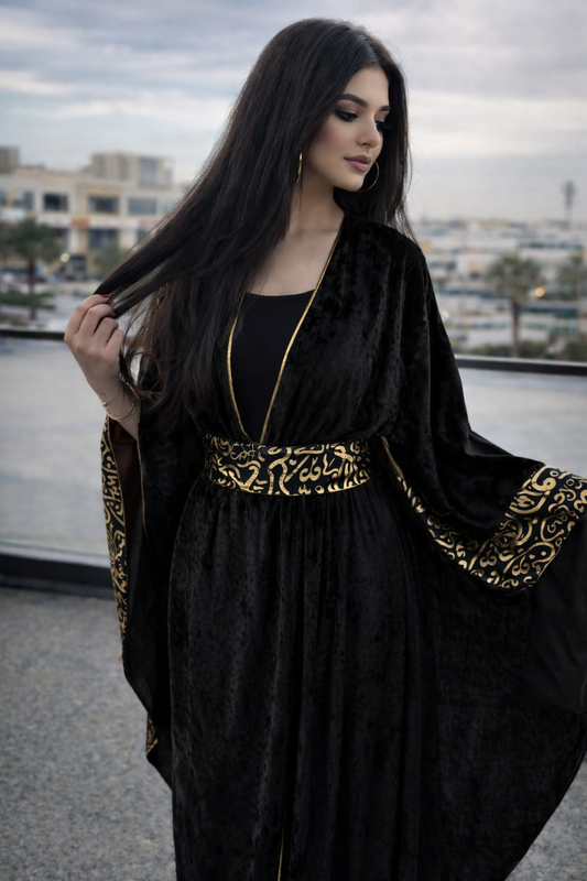 Misk Velvet Kaftan