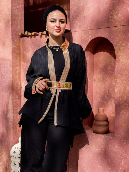 Black Indian Kimono