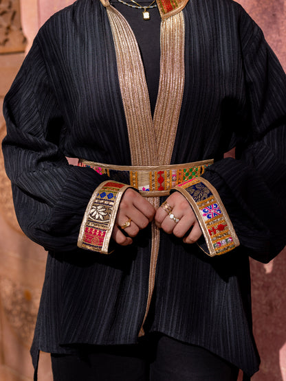 Black Indian Kimono