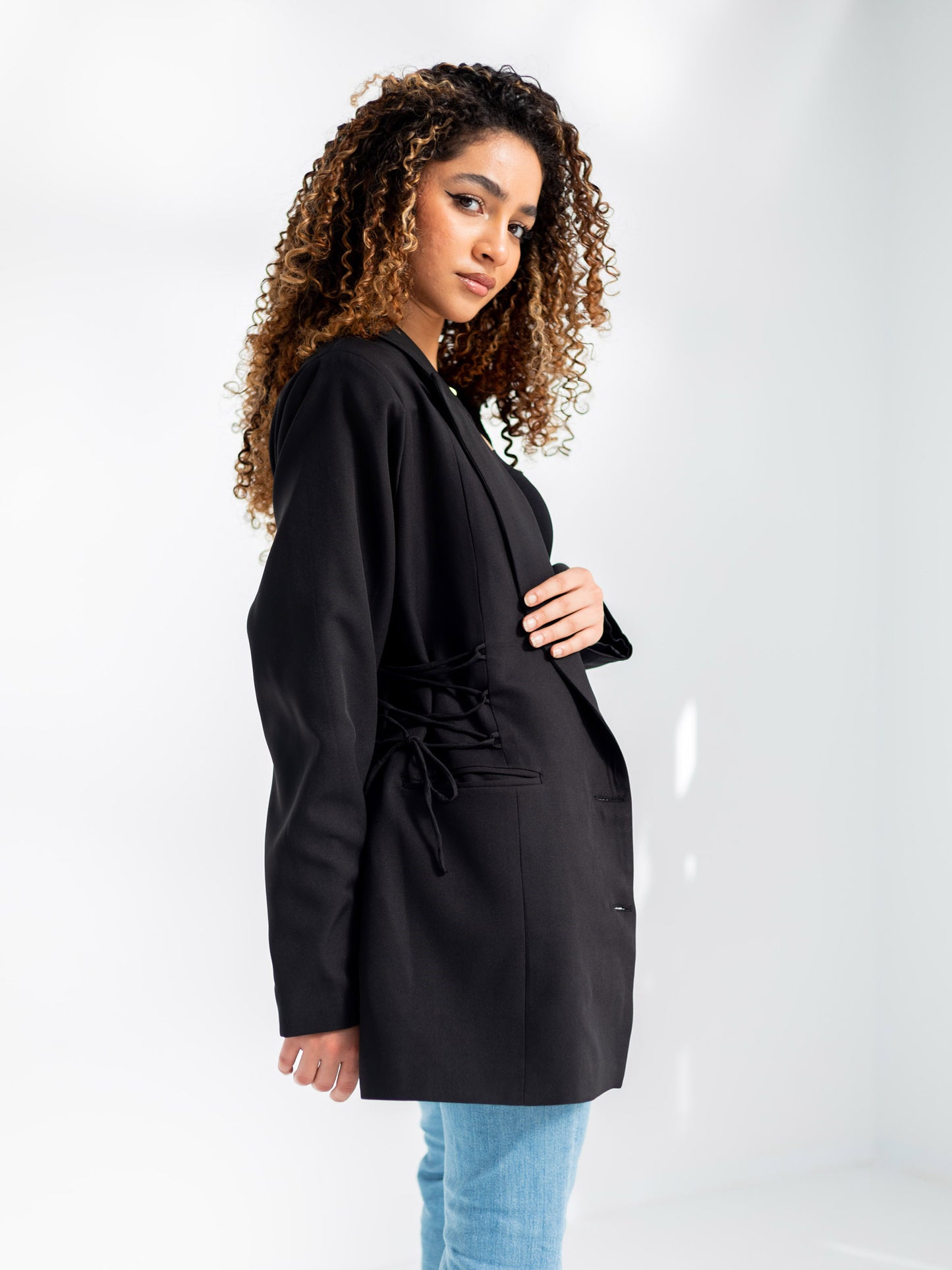 Waisted blazer