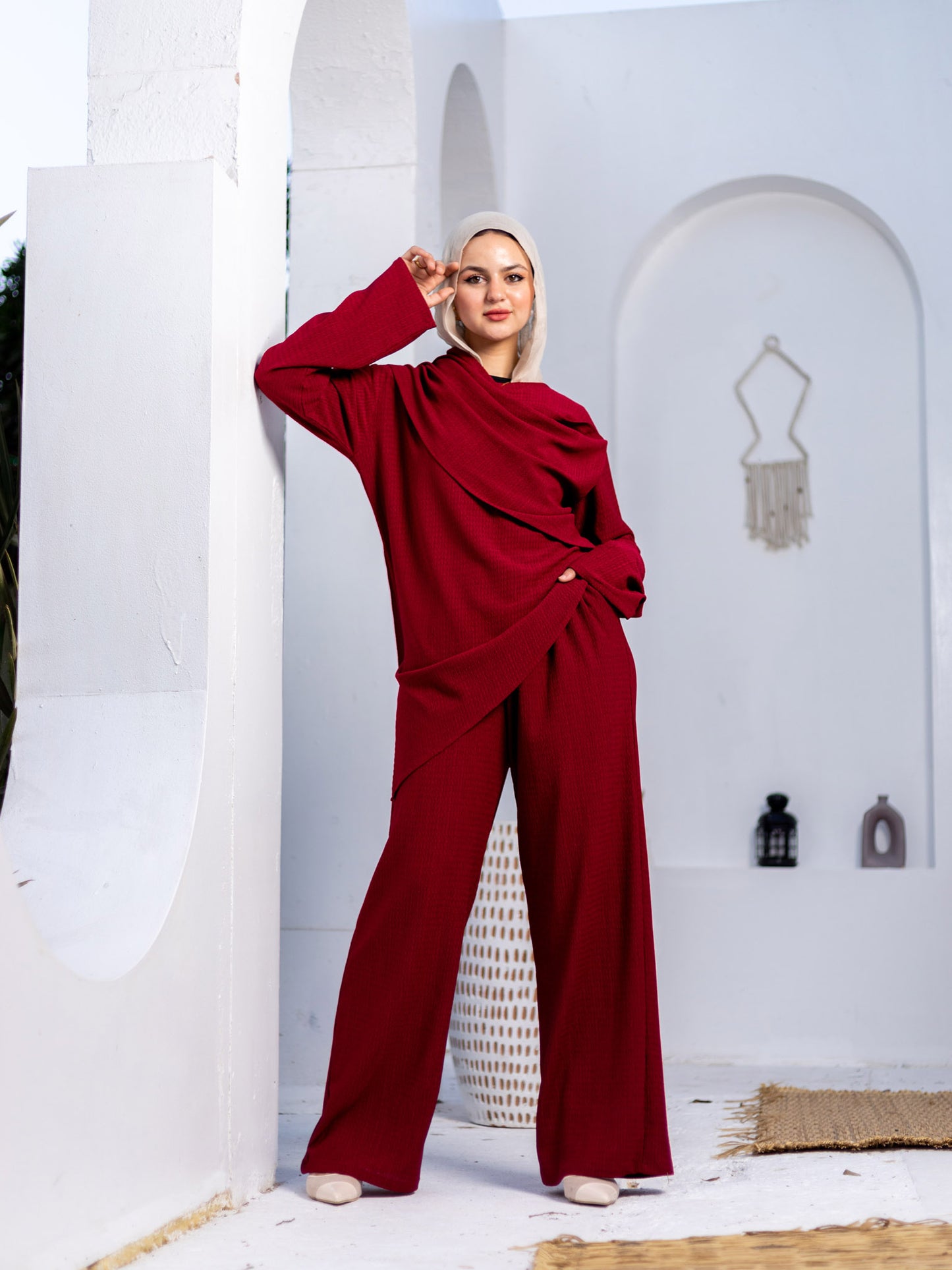 Burgundy Viki Suit