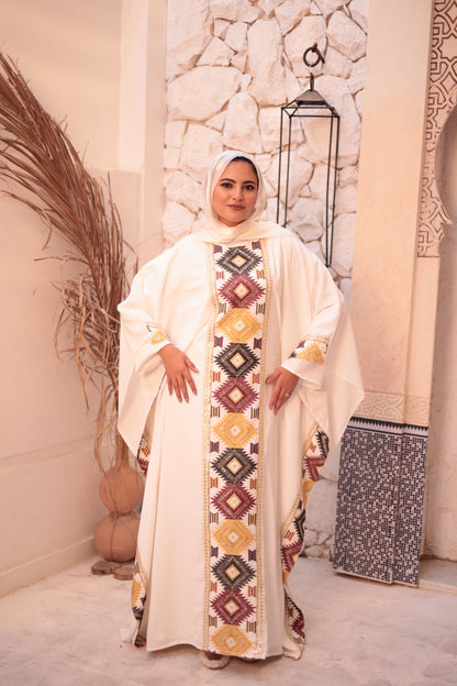 Indian embroidery Abaya