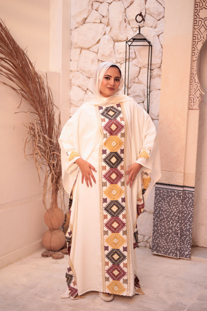 Indian embroidery Abaya