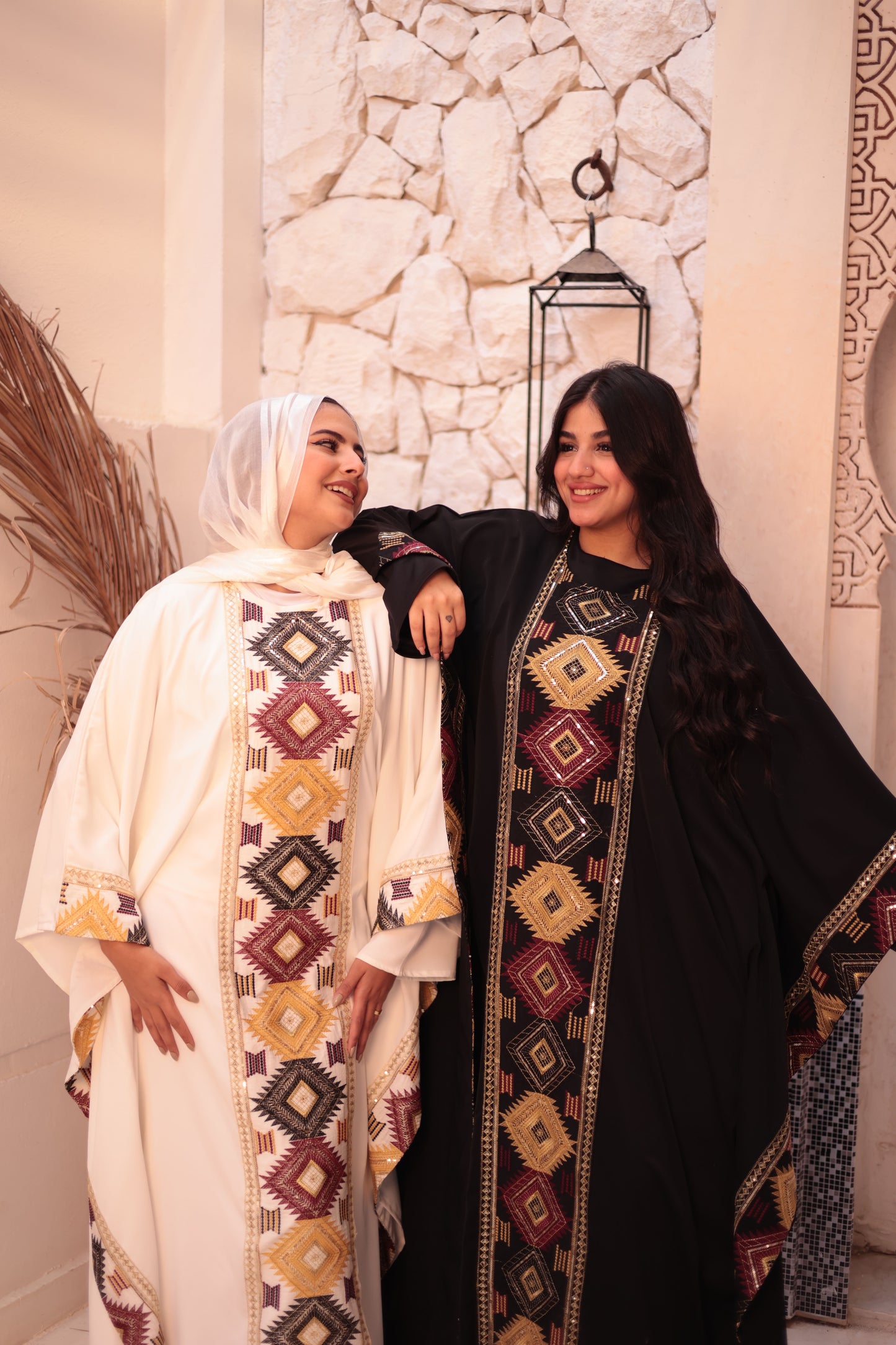 Indian embroidery Abaya