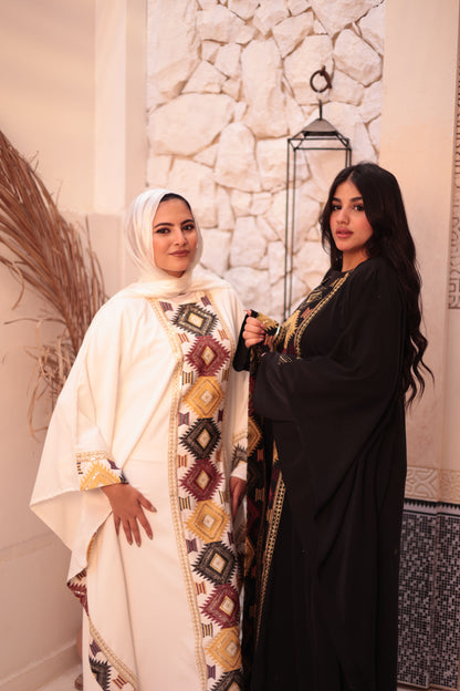 Indian embroidery Abaya