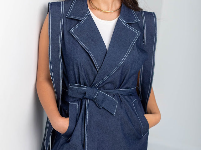 Denim vest