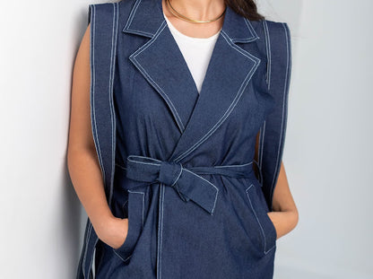 Denim vest