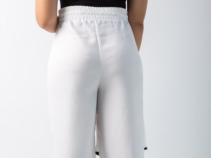 Ribbon linen pants