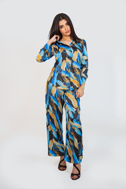 Satin suit