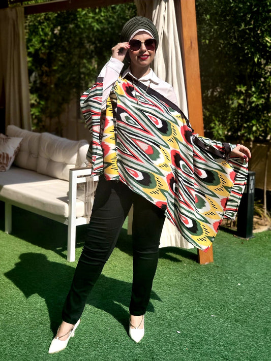 Multiway Turkish Silk Poncho