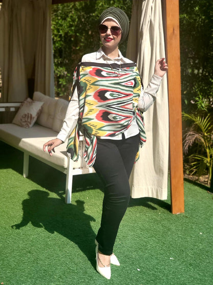 Multiway Turkish Silk Poncho