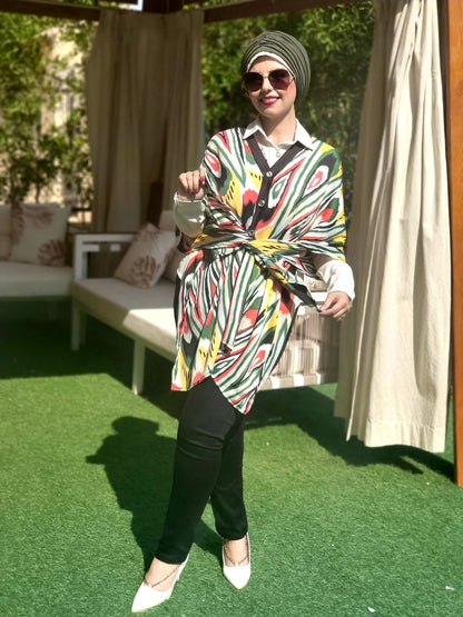 Multiway Turkish Silk Poncho