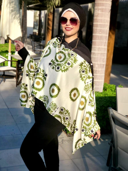 Multiway Turkish Silk Poncho