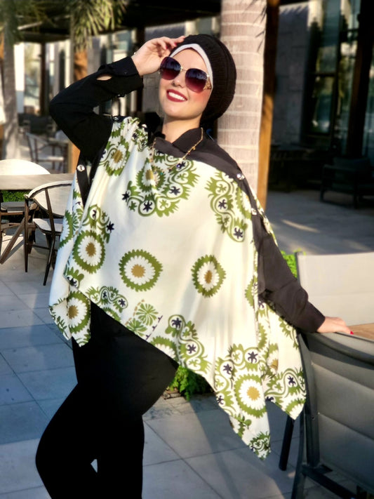 Multiway Turkish Silk Poncho