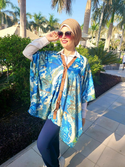 Multiway Turkish Silk Poncho