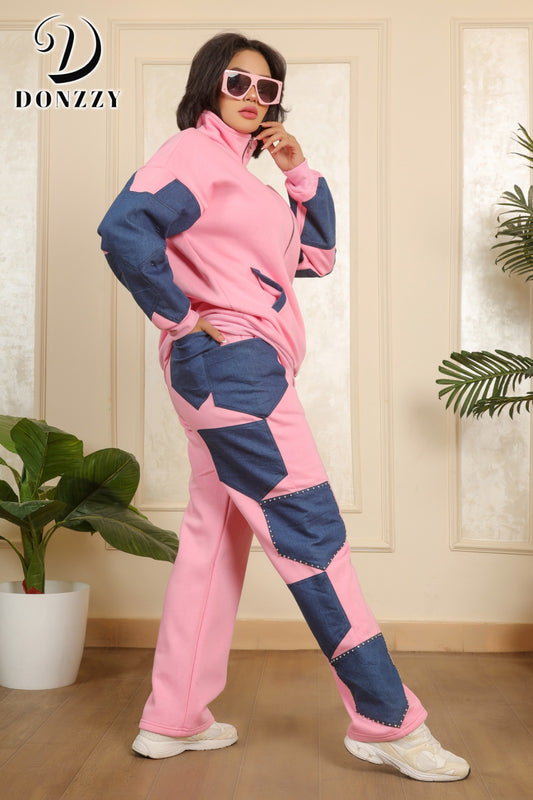 Turkish Melton × Denim Suit