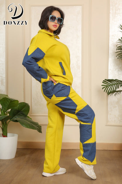 Turkish Melton × Denim Suit