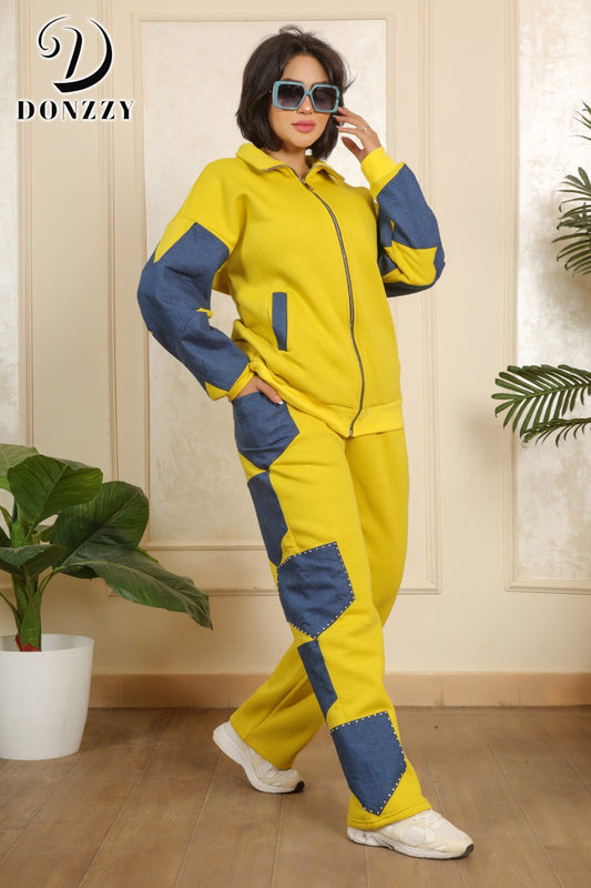 Turkish Melton × Denim Suit