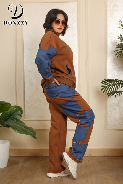 Turkish Melton × Denim Suit