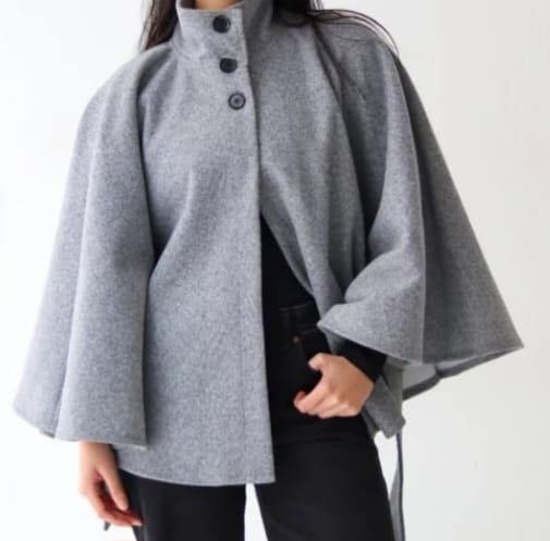 Light Gray Poncho