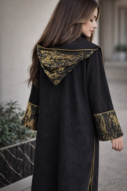 Golden Suede Kaftan